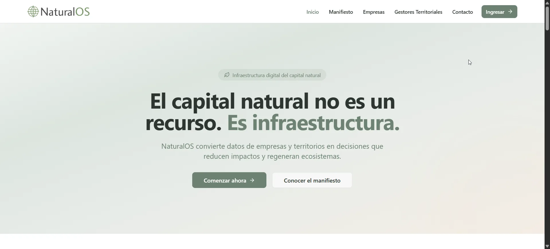 NaturalOS | Inteligencia Territorial para el turismo