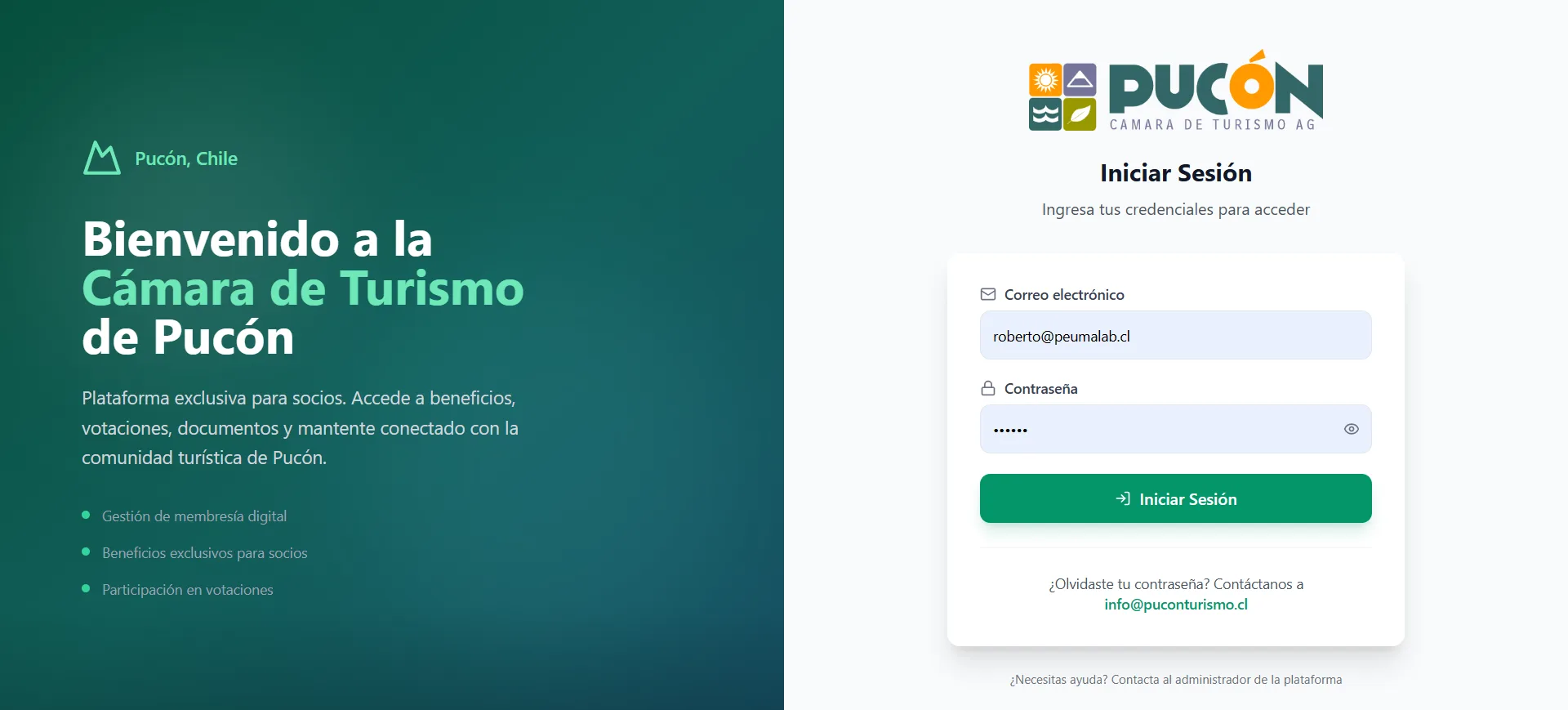 Landing page Plataforma CTP